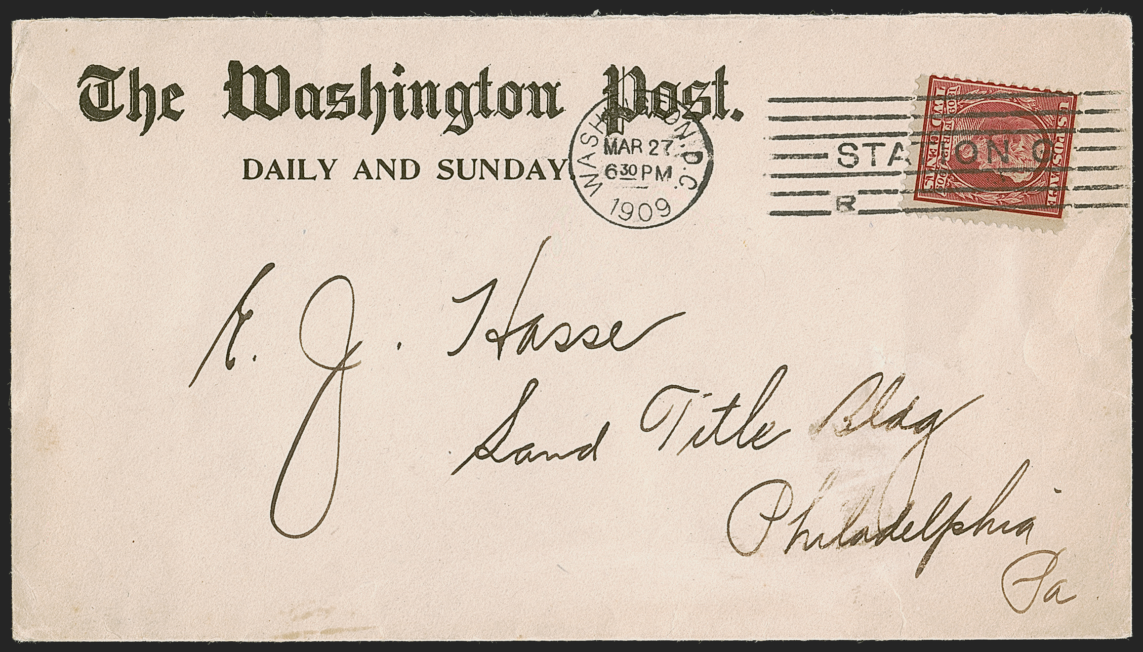 Sale no. 1283 — Lot no. 1611 — Siegel Auction Galleries