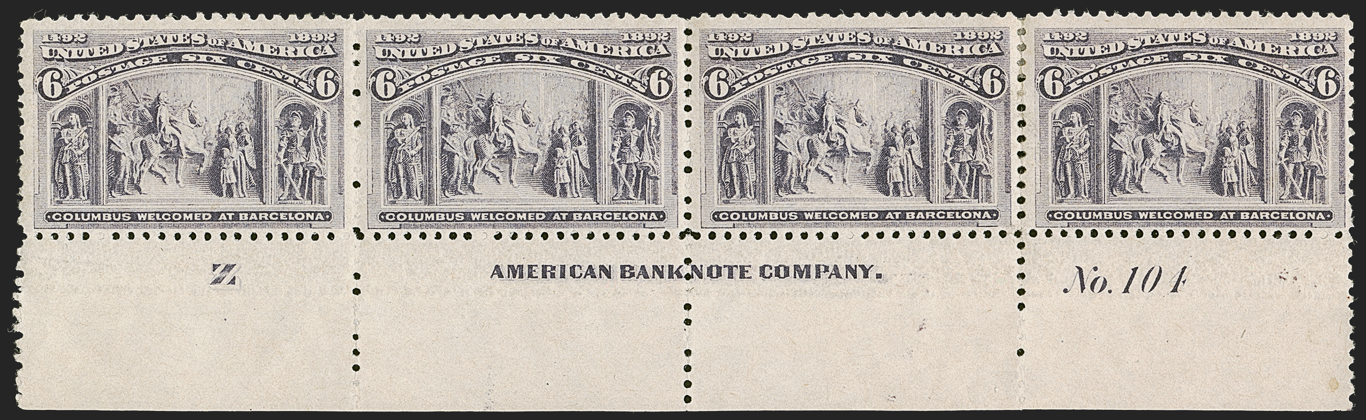 Sale no. 1285 — Lot no. 2071 — Siegel Auction Galleries