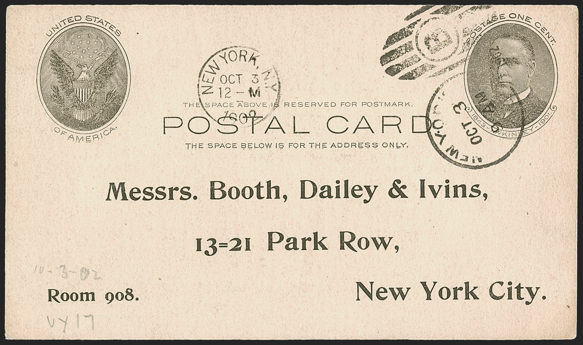 Sale no. 1285 — Lot no. 2260 — Siegel Auction Galleries