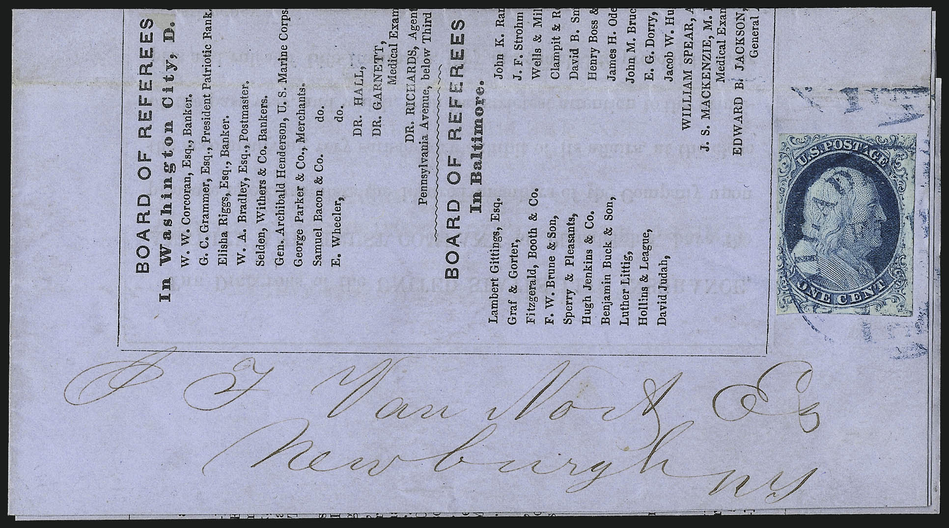 Siegel Census Record 5-COV-074 — Siegel Auction Galleries