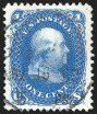 1c Blue, Re-Issue, Used, (Scott 102)