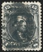 15c Black, Re-Issue, Used, (Scott 108)