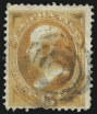 15c Bright Orange, Double Impression, (Scott 152a)