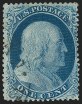 1c Blue, Type III, Position 99R2, (Scott 21)