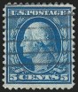 5c Blue on Bluish, Used, (Scott 361)