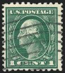 1c Green, Perf 10 x 12, (formerly Scott 424b), (Scott 423D)