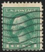 1c Offset Issue, Double Impression, (Scott 525d)