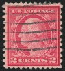 2c Carmine Rose, Ty. II, Perf 11 x 10, Used, (Scott 539)