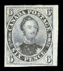 Canada, 1851, 6p Slate Violet, Laid Paper, (Scott 2; SG 2)