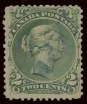 Canada, 1868, 2c Green, Laid Paper, (Scott 32; SG 57ac)