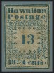 13c "Hawaiian Postage" Missionary, (Scott HI3)