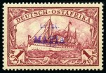 Mafia Island, 1915, 1r Red, Reddish Violet Overprint, (Scott NL32; SG M8C)