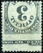 3c Post Office Official, Printed on Both Sides, Scott O49a