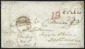 Red River Settlement, Manuscript Cancels, 1855-1858