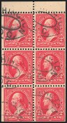 2c Red, Booklet, Used, (Scott 279Bj)