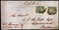 Sale Number 770, Lot Number 4166, 1850, 2p Dull Blue, Pl. II Late (SG 25; Sc. 5)