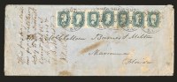 Sale Number 823, Lot Number 501, 10c Blue, " TEN"  (9)