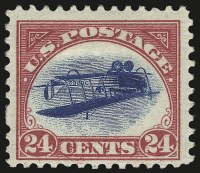 Sale Number 972, Lot Number 3388, 24c Carmine Rose & Blue, Center Inverted (C3a)