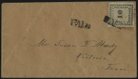 Sale Number 1035, Lot Number 29, Goliad Tex., 10c Black on Buff (29X7 var)
