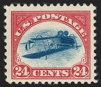 Sale Number 1233, Lot Number 1531, 24c Carmine Rose & Blue, Center Inverted (C3a)