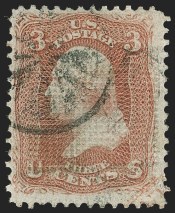 Sale Number 1234, Lot Number 111, 3c Rose, B. Grill (82)