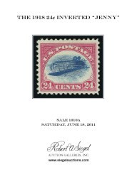Sale No. 1010A — Siegel Auction Galleries