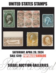 Sale No. 1319 — Siegel Auction Galleries