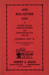 Sale No. 18 — Siegel Auction Galleries