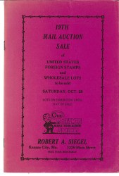 Sale No. 19 — Siegel Auction Galleries