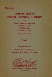 Sale No. 285 — Siegel Auction Galleries