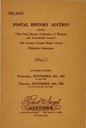 Sale No. 290 — Siegel Auction Galleries