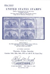 Sale No. 402 — Siegel Auction Galleries