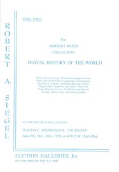 Sale No. 493 — Siegel Auction Galleries