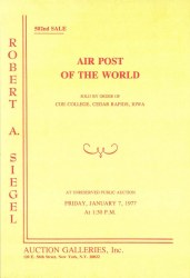 Sale No. 502 — Siegel Auction Galleries