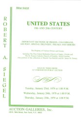 Sale No. 541 — Siegel Auction Galleries