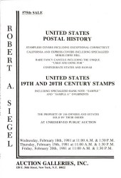 Sale No. 575 — Siegel Auction Galleries