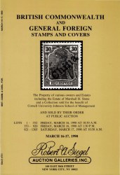 Sale No. 721 — Siegel Auction Galleries