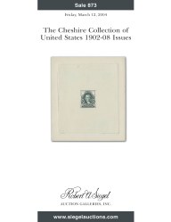 Sale No. 873 — Siegel Auction Galleries