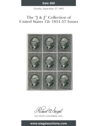 Sale No. 899 — Siegel Auction Galleries