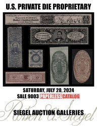 Sale No. 9003 — Siegel Auction Galleries