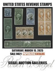 Sale No. 9021 — Siegel Auction Galleries