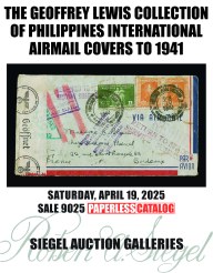 Sale No. 9025 — Siegel Auction Galleries
