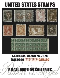Sale No. 9050 — Siegel Auction Galleries