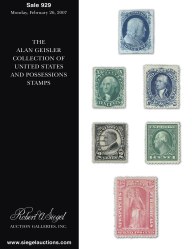 Sale No. 929 — Siegel Auction Galleries