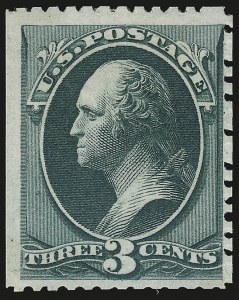 3c Blue Green, (Scott 169)