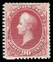 90c Violet Carmine, (Scott 177)