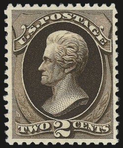 2c Black Brown, (Scott 193)