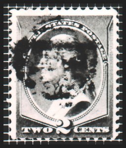 2c Green, Printed on Both Sides, (Scott 213b)