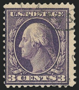 3c Deep Violet on Bluish, Used, (Scott 359)