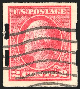 2c Deep Rose, Type Ia, Imperforate, Schermack Ty. III Private Perf, (Scott 482A)